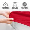 Jacobson Jersey Fitted Sheet Cotton (140x200-160x200 cm, Red) view 3