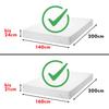 Jacobson Jersey Fitted Sheet Cotton (140x200-160x200 cm, Red) view 4